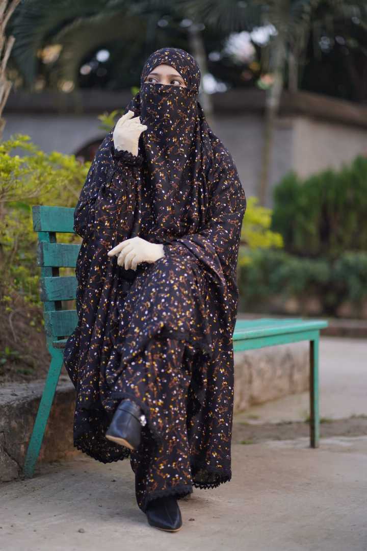 Premium,Linen,Khimar,Plazu,Set