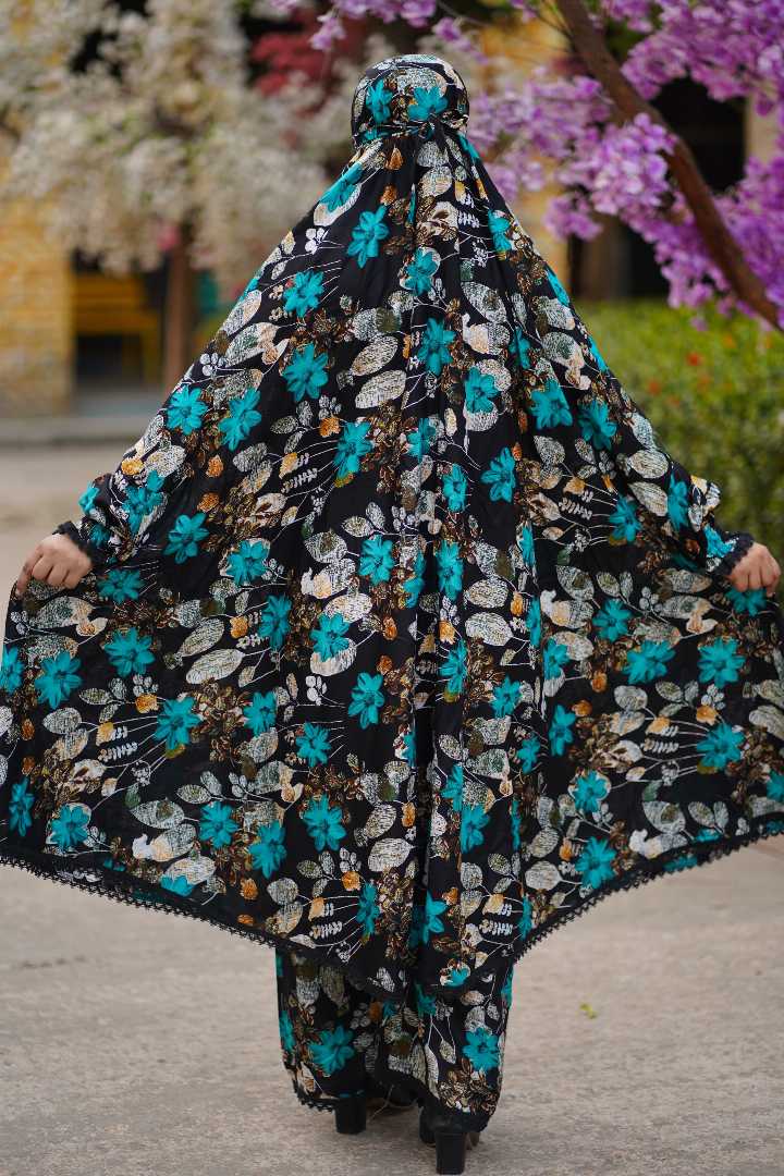 Premium,Linen,Khimar,Plazu,Set