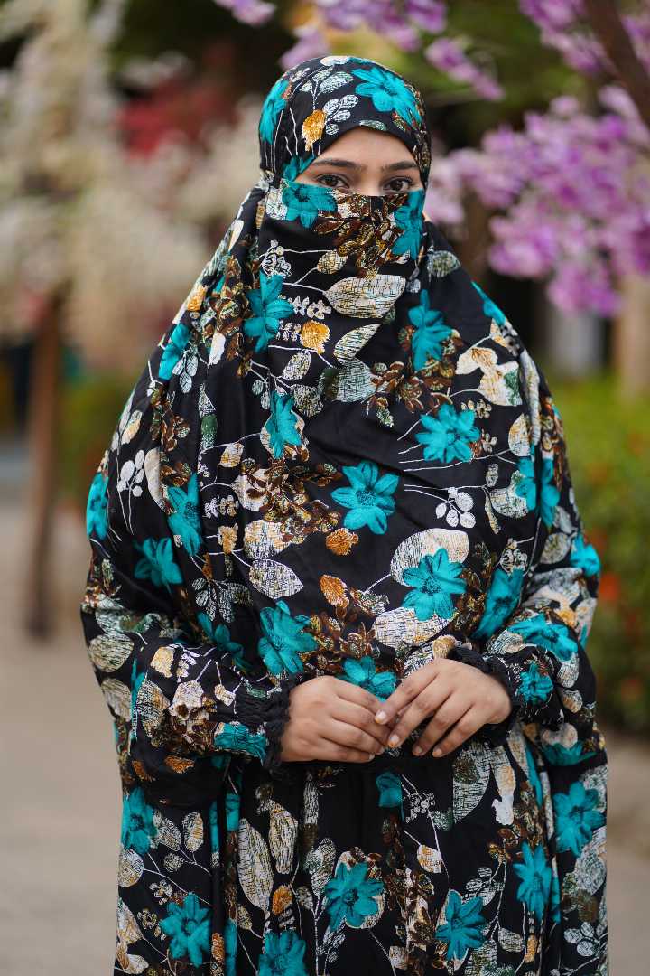 Premium,Linen,Khimar,Plazu,Set