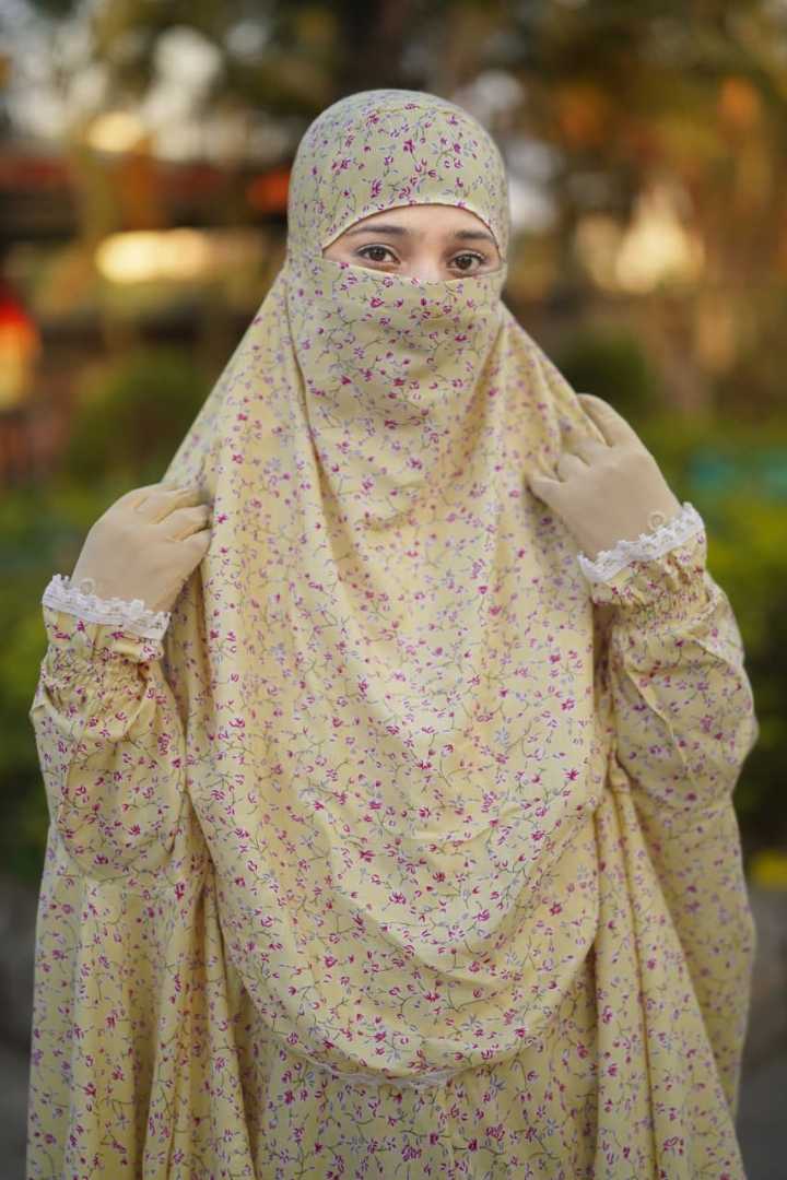 Premium,Linen,Khimar,Plazu,Set