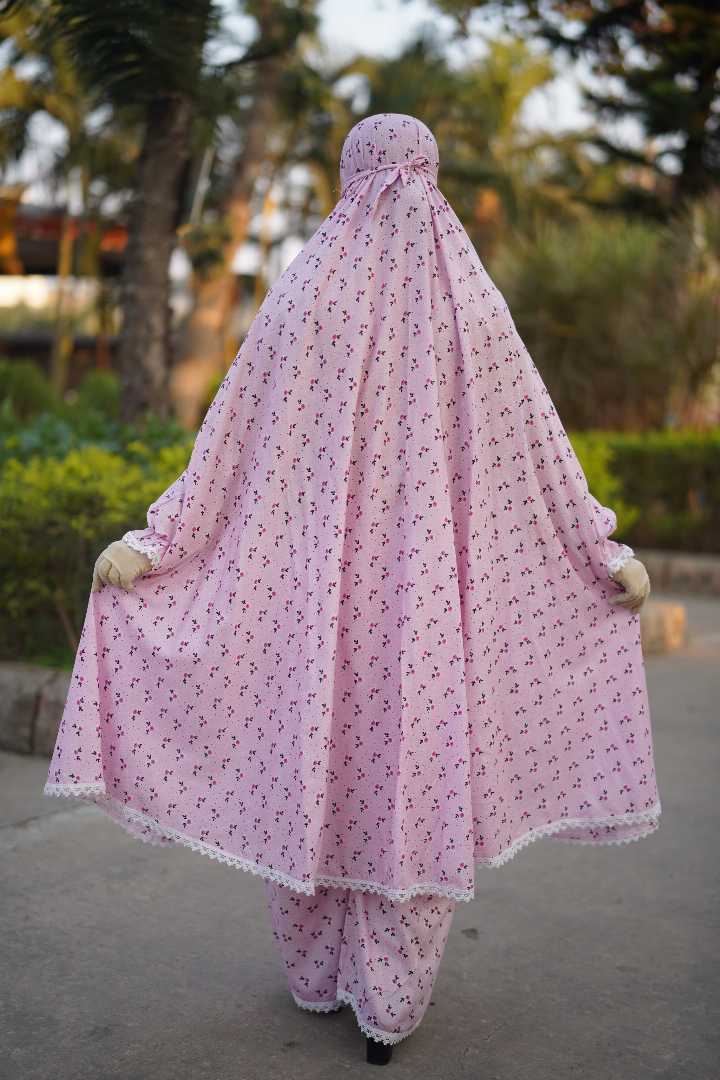 Premium,Linen,Khimar,Plazu,Set