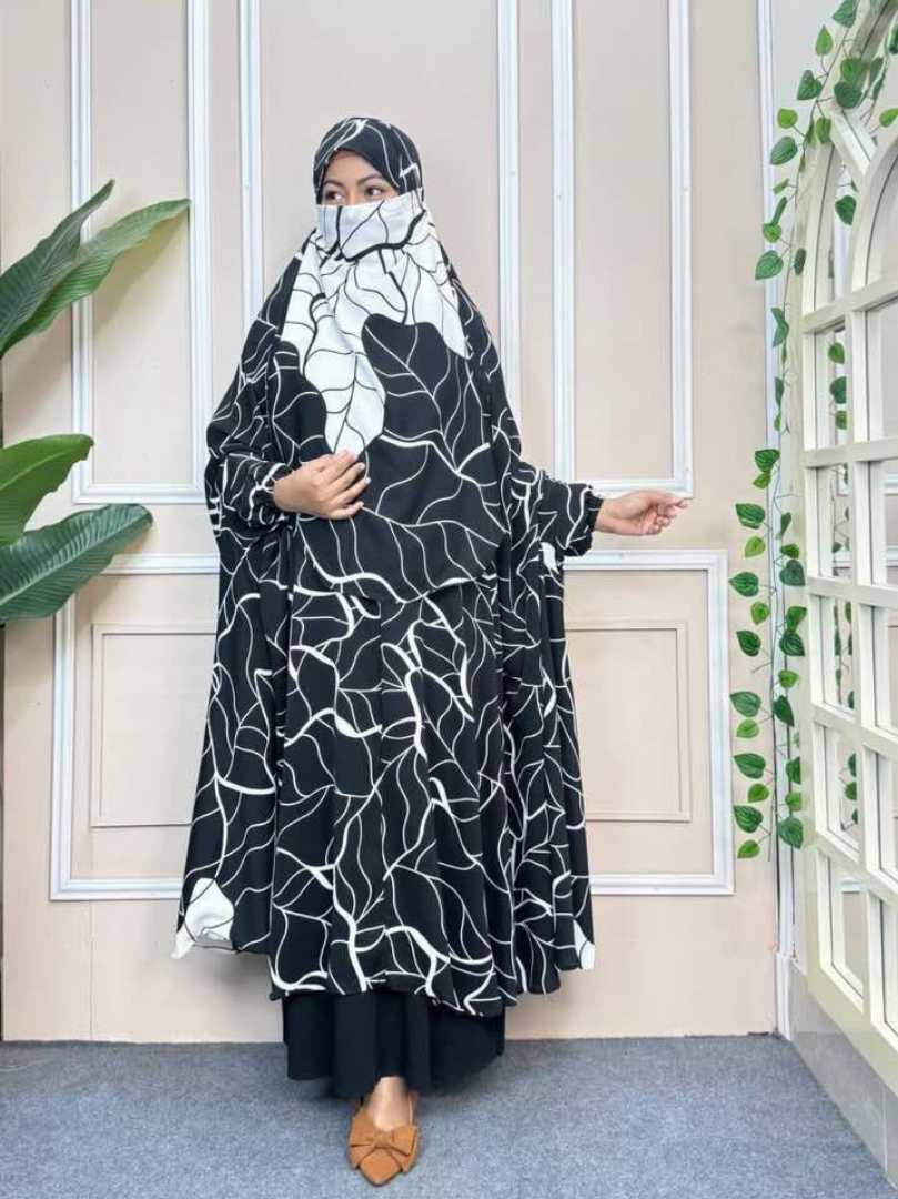 Premium,Cherry,Semi-long,Khimar