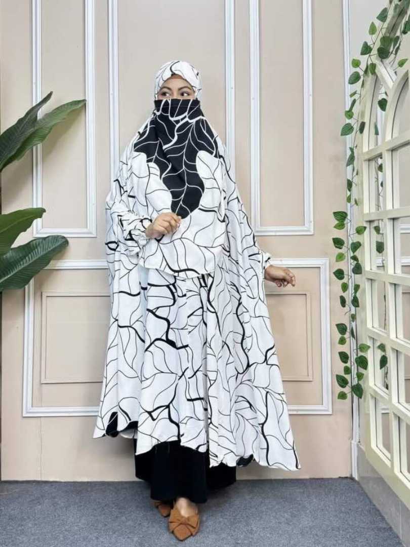 Premium,Cherry,Semi-long,Khimar