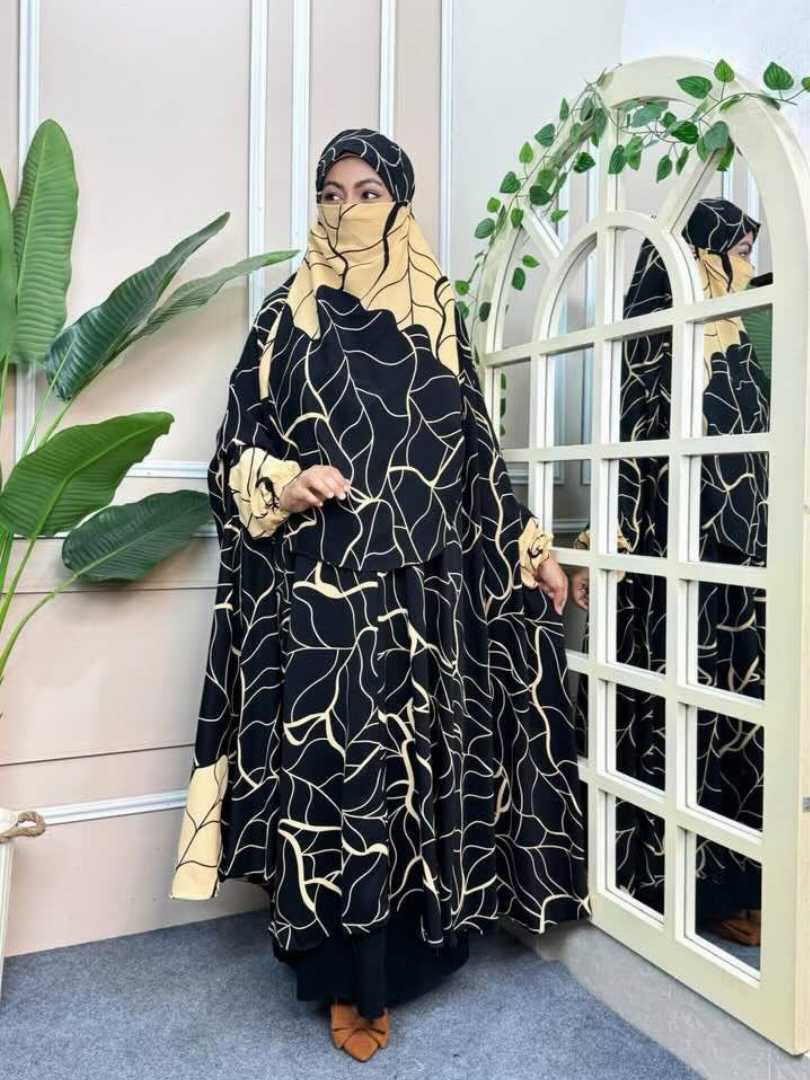 Premium,Cherry,Semi-long,Khimar