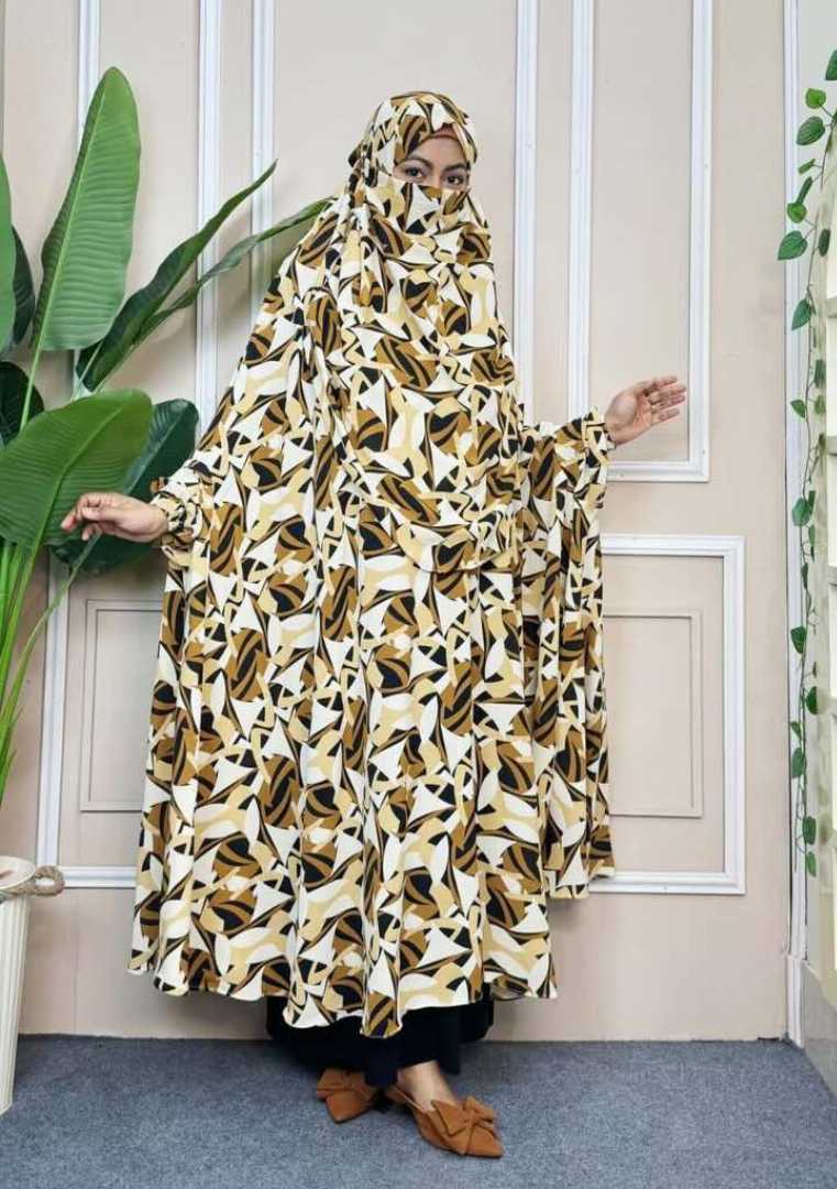 Premium,Cherry,Semi-long,Khimar
