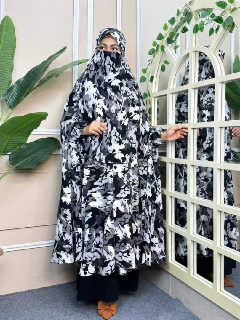 Premium,Cherry,Semi-long,Khimar