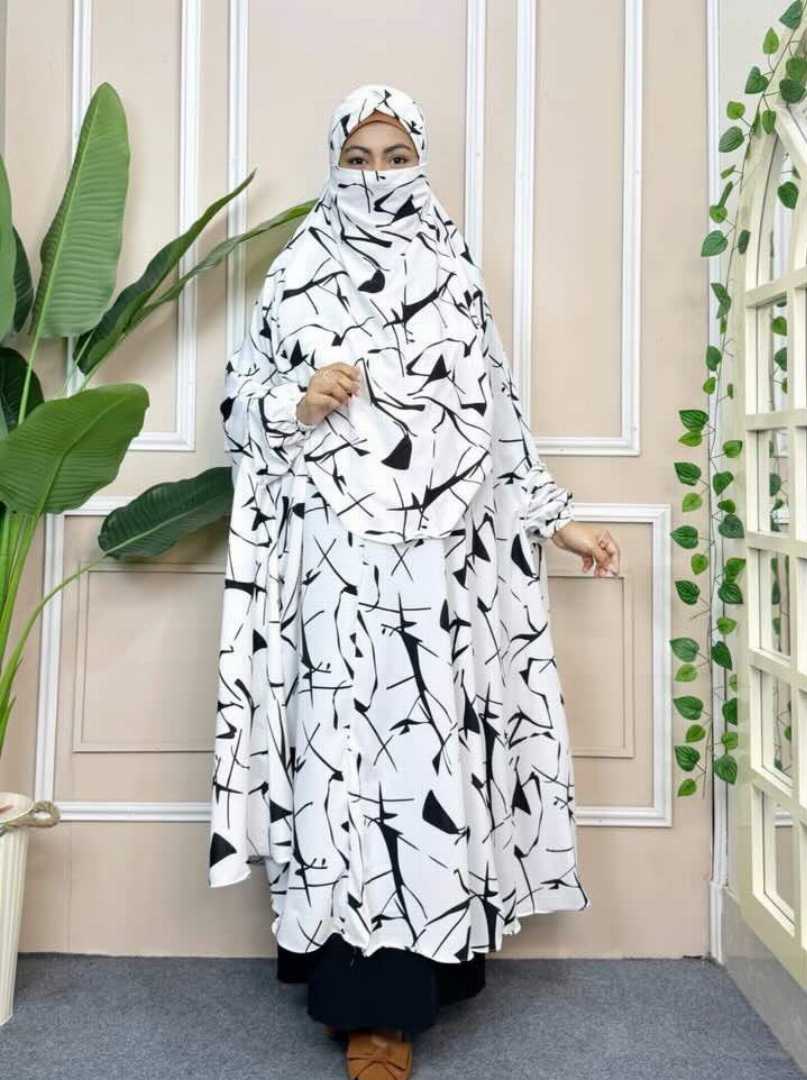 Premium,Cherry,Semi-long,Khimar