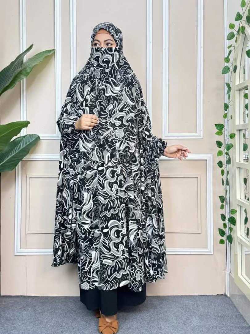 Premium,Cherry,Semi-long,Khimar