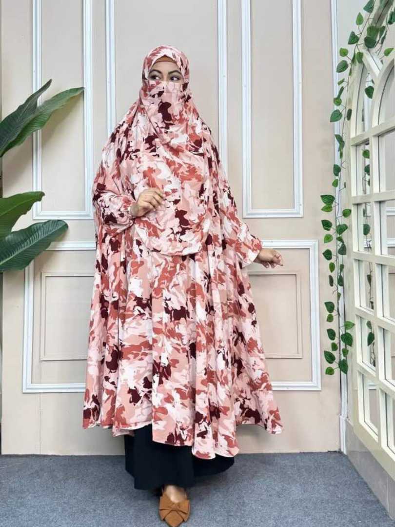 Premium,Cherry,Semi-long,Khimar