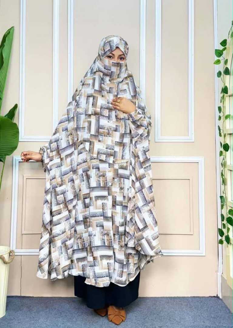 Premium,Cherry,Semi-long,Khimar