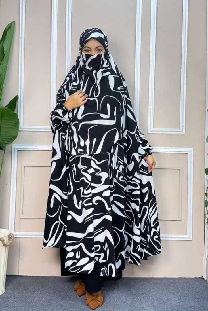 Premium,Cherry,Semi-long,Khimar