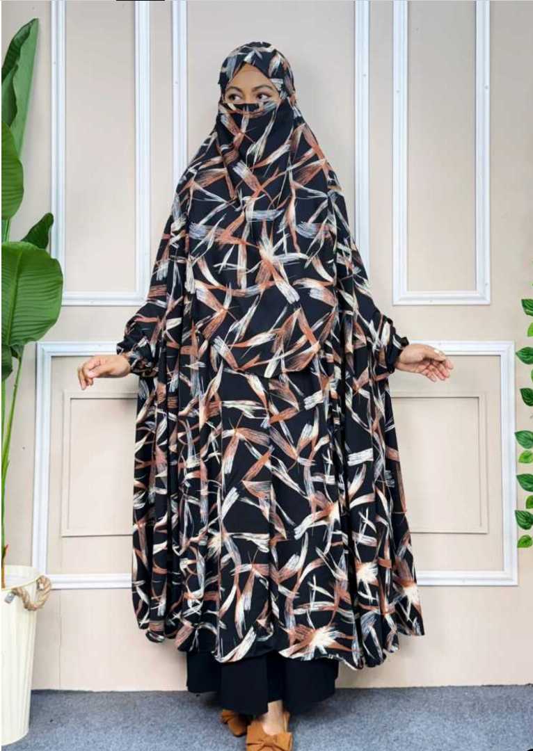 Premium,Cherry,Semi-long,Khimar