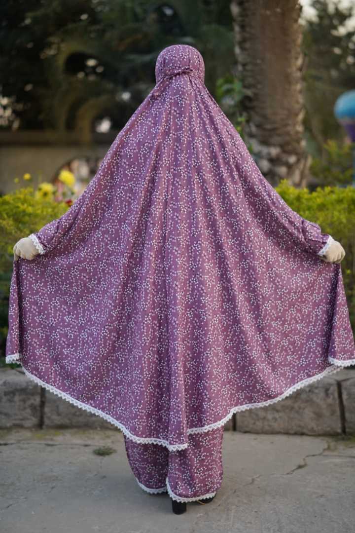 Premium,Linen,Khimar,Plazu,Set