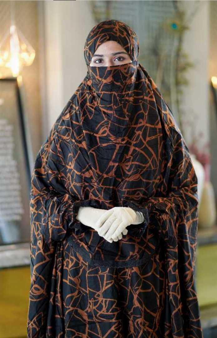 Premium,Linen,Khimar,Plazu,Set