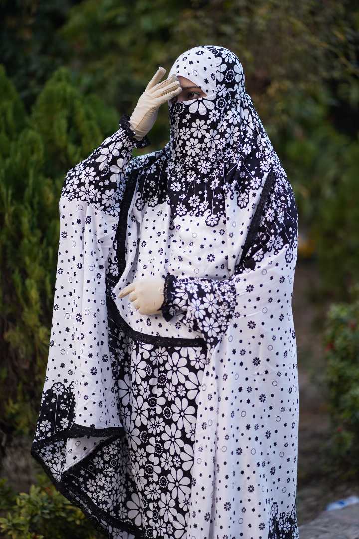 Premium,Linen,Khimar,Plazu,Set