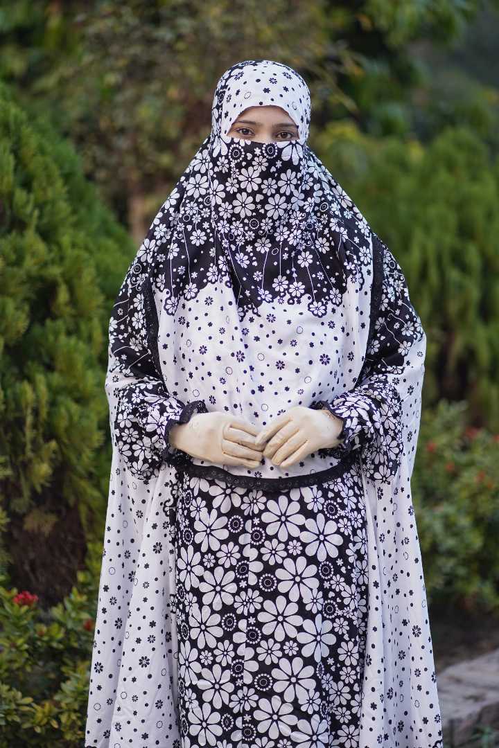 Premium,Linen,Khimar,Plazu,Set