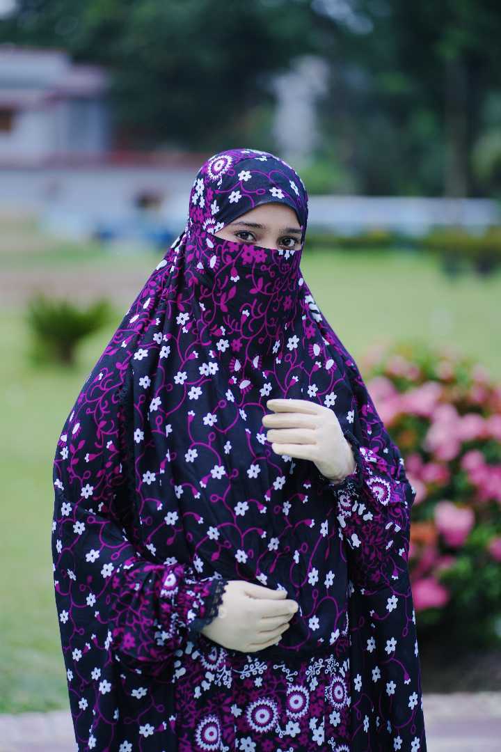 Premium,Linen,Khimar,Plazu,Set