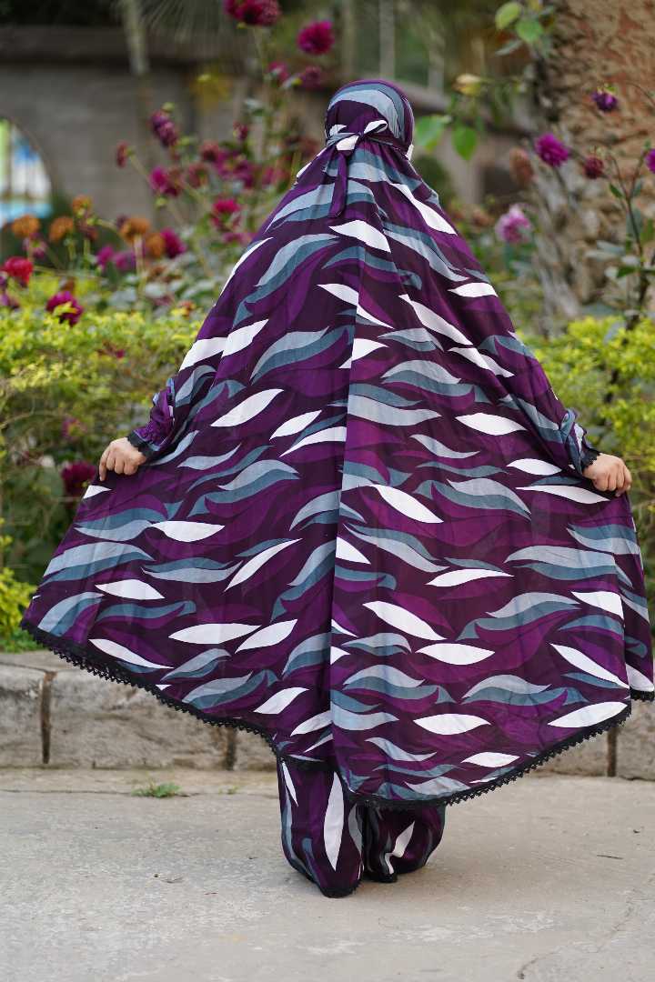 Premium,Linen,Khimar,Plazu,Set