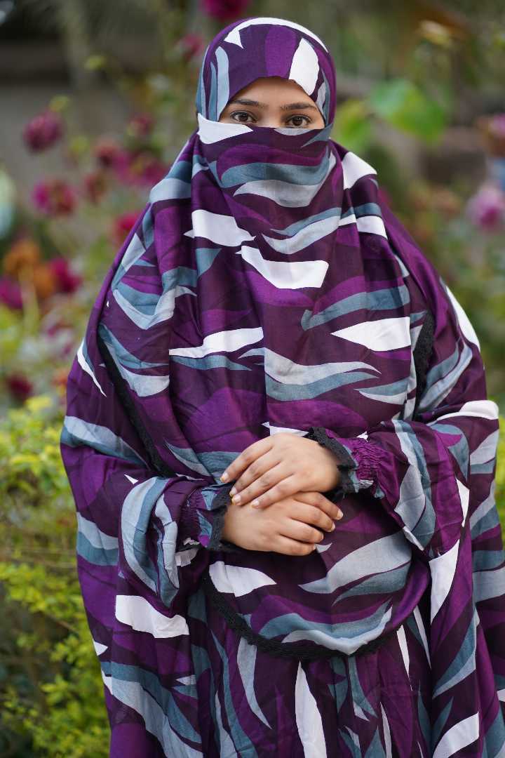 Premium,Linen,Khimar,Plazu,Set