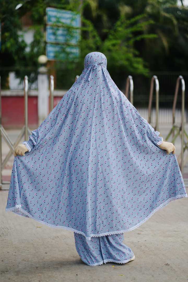 Premium,Linen,Khimar,Plazu,Set
