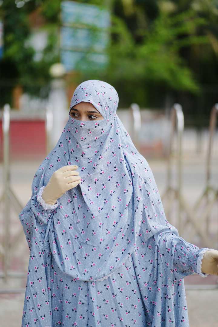 Premium,Linen,Khimar,Plazu,Set