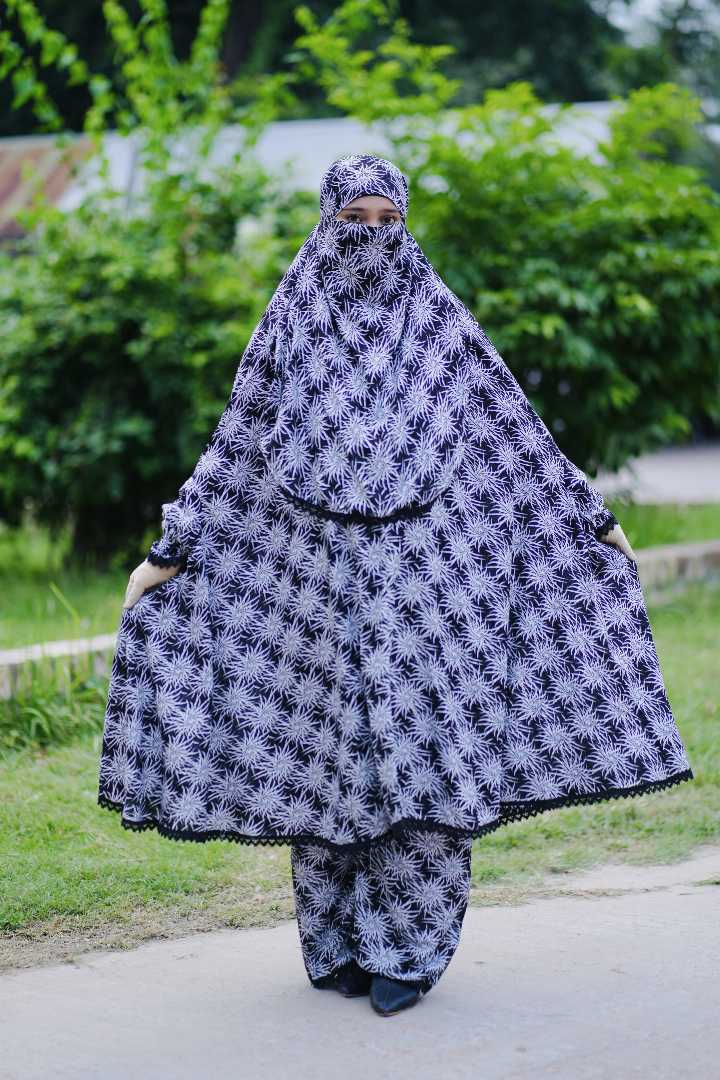 Premium,Linen,Khimar,Plazu,Set