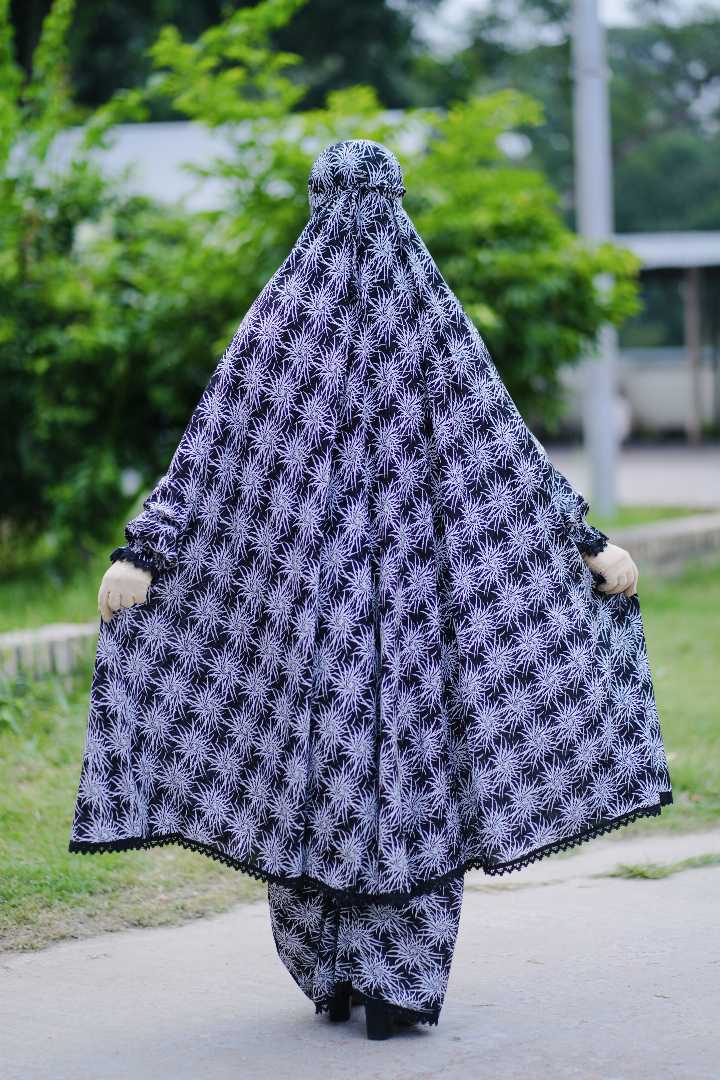 Premium,Linen,Khimar,Plazu,Set