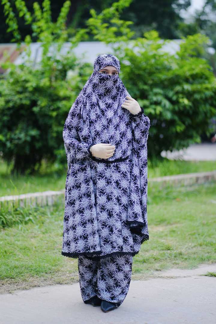 Premium,Linen,Khimar,Plazu,Set